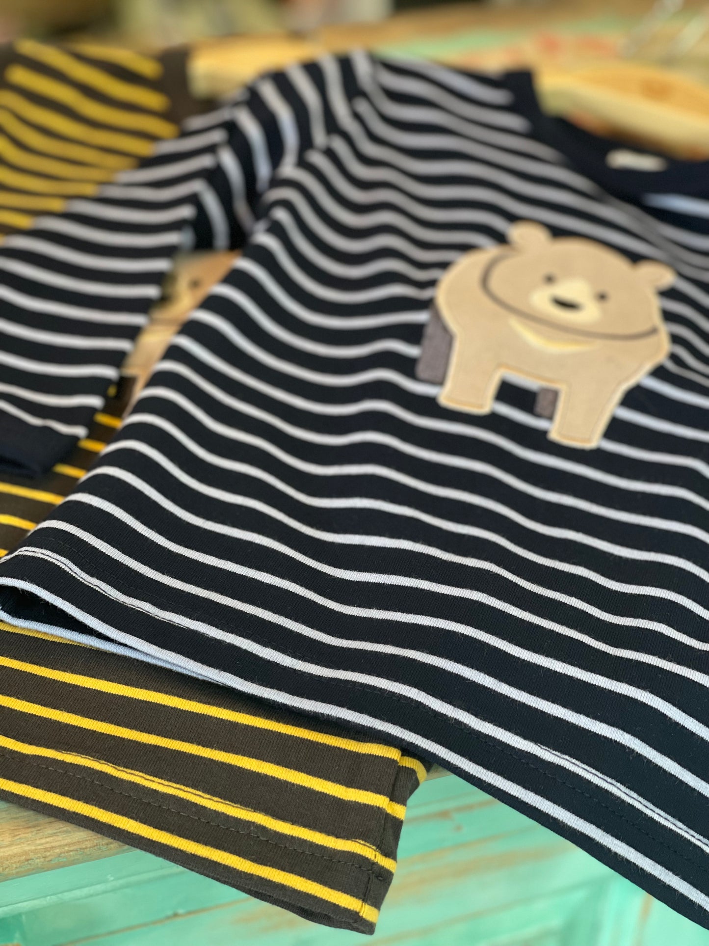 Korango Bear Striped Top