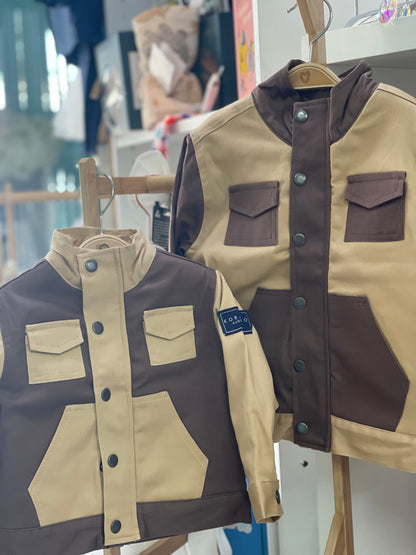 Korango Sherpa Lined Twill Jacket