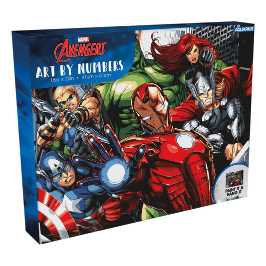 Marvel Avengers Assemble Art By Numbers