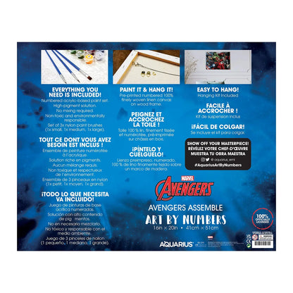 Marvel Avengers Assemble Art By Numbers
