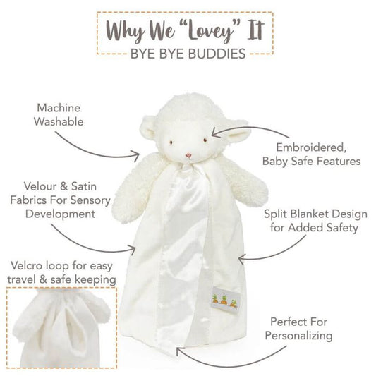 Bunnies By The Bay Kiddo Lamb Comforter