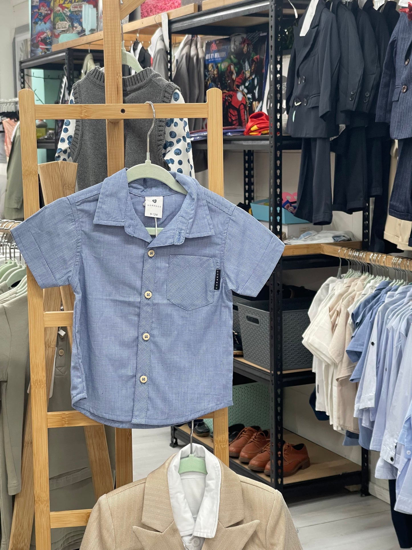 Short Sleeved Shirt Navy