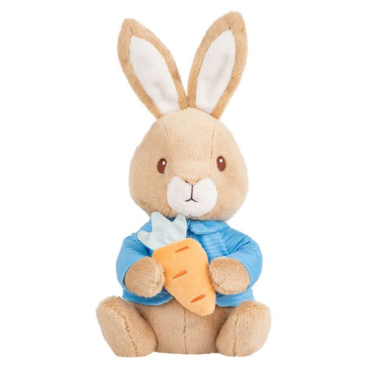 Classic Peter Rabbit Holding Carrot Plush Toy 34cm
