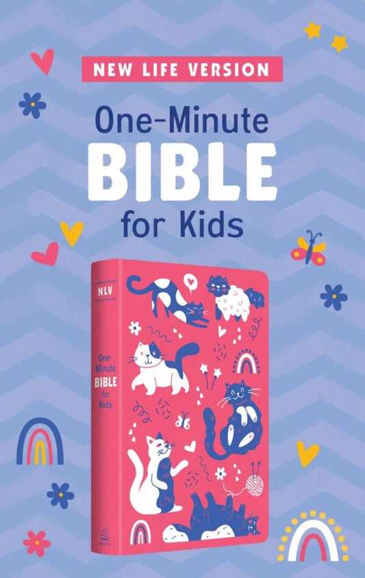 One-Minute Bible for Kids (Girls’ Cover): New Life Version