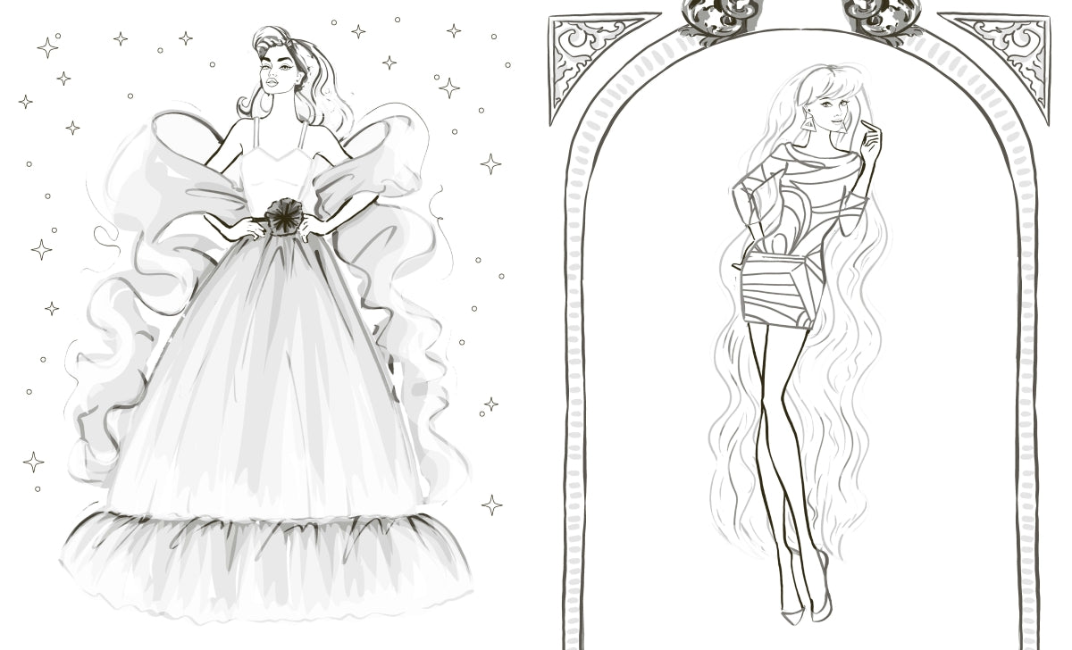Barbie: Luxe Colouring By Megan Hess