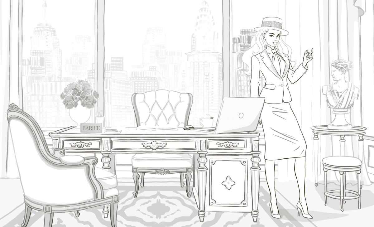 Barbie: Luxe Colouring By Megan Hess