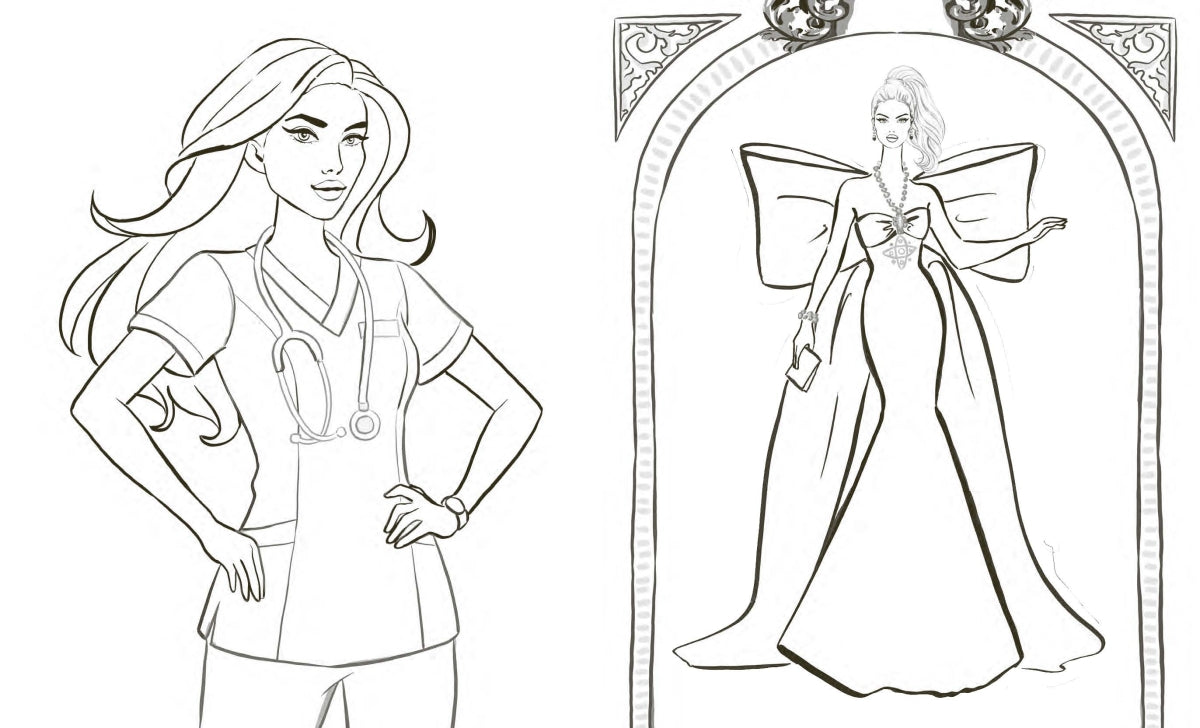 Barbie: Luxe Colouring By Megan Hess
