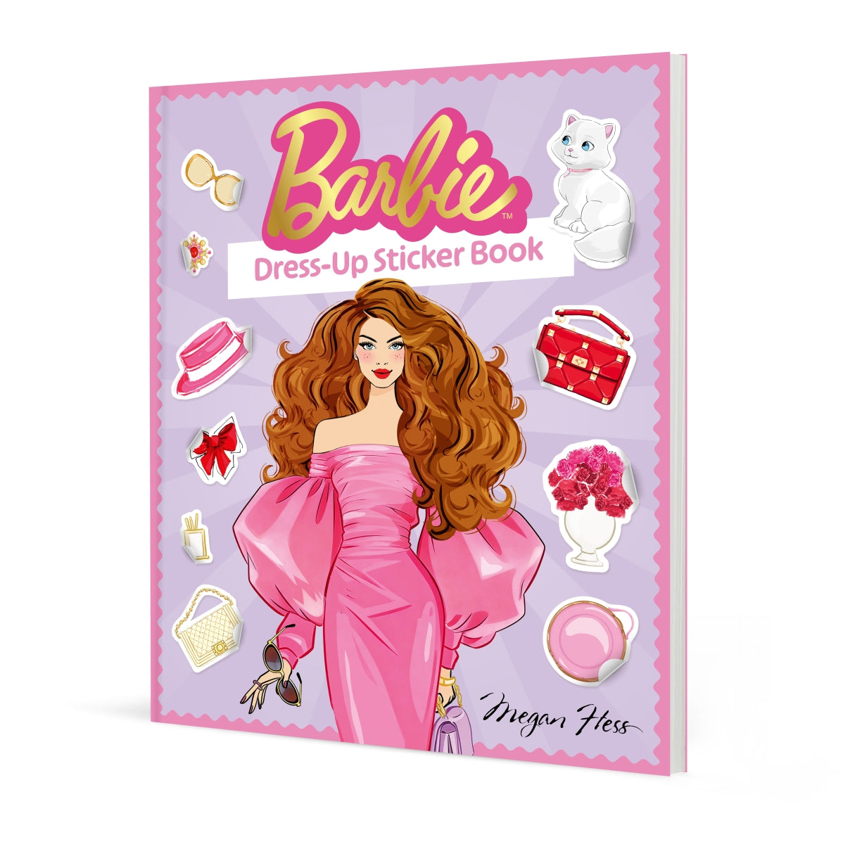 Barbie: Dress-Up Sticker Book By Megan Hess