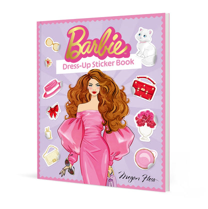 Barbie: Dress-Up Sticker Book By Megan Hess