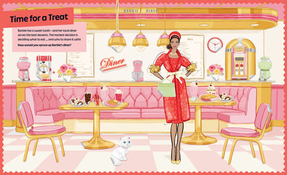 Barbie: Dress-Up Sticker Book By Megan Hess