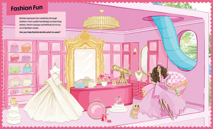 Barbie: Dress-Up Sticker Book By Megan Hess
