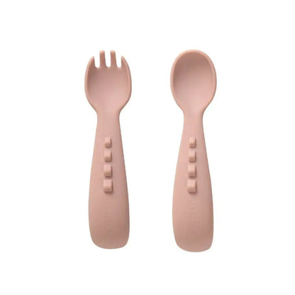 Silicone Comfy Grip Cutlery – Spoon + Fork Set