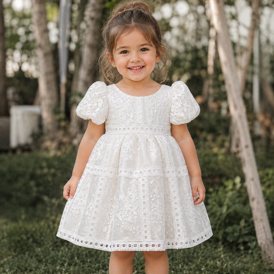 Airlie’s White Lace Dress