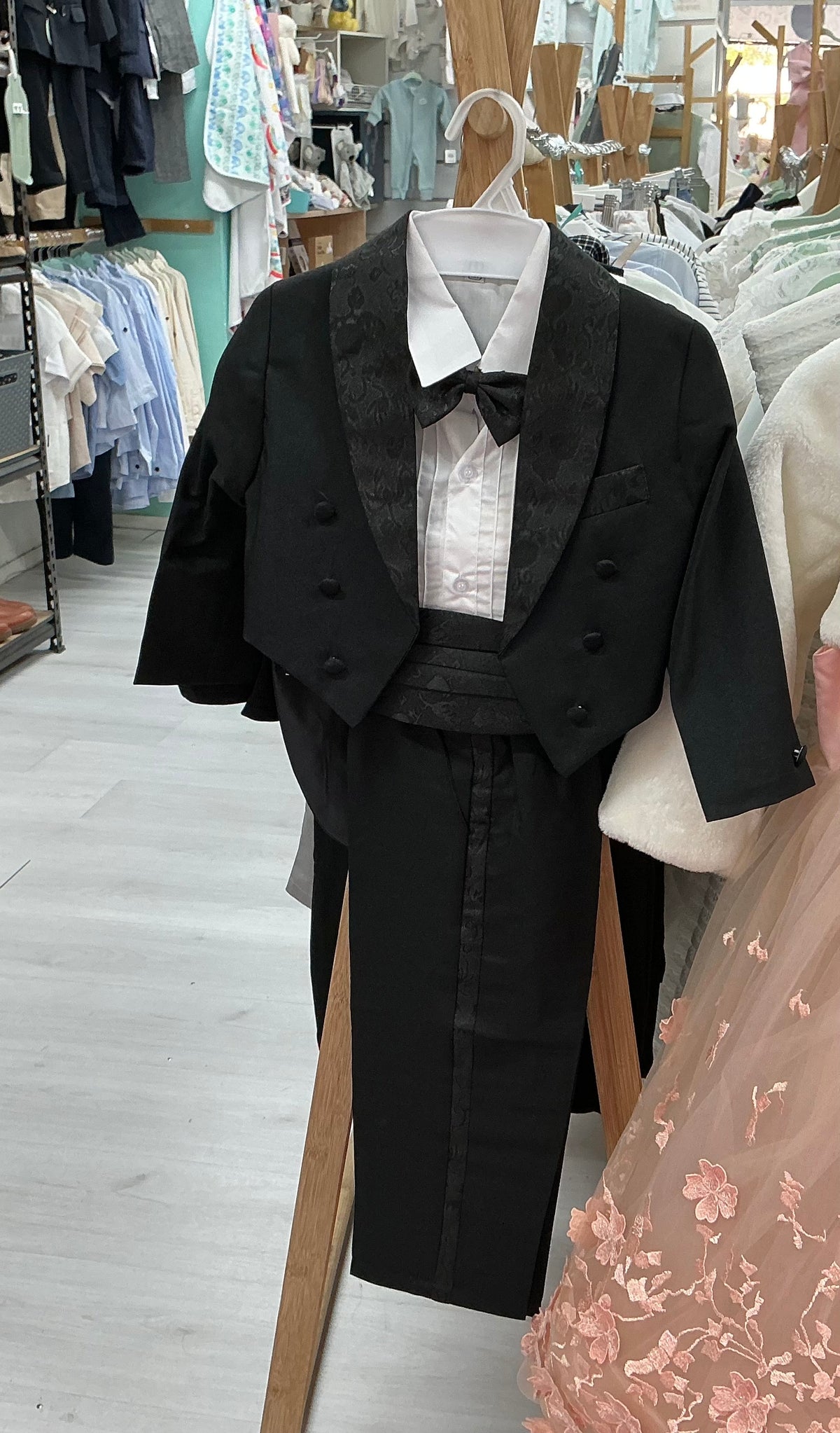 Stevie’s Satin & Tails Tuxedo