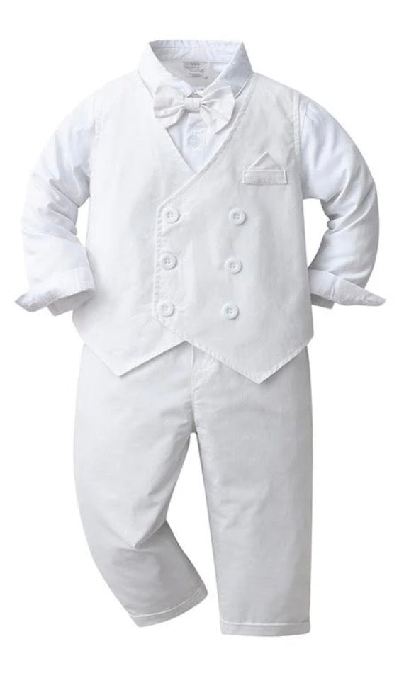 Oliver’s White 4 piece outfit