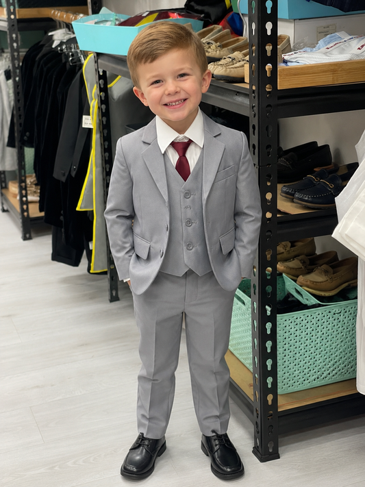Teddy’s Grey 5 piece suit Size 1 only!