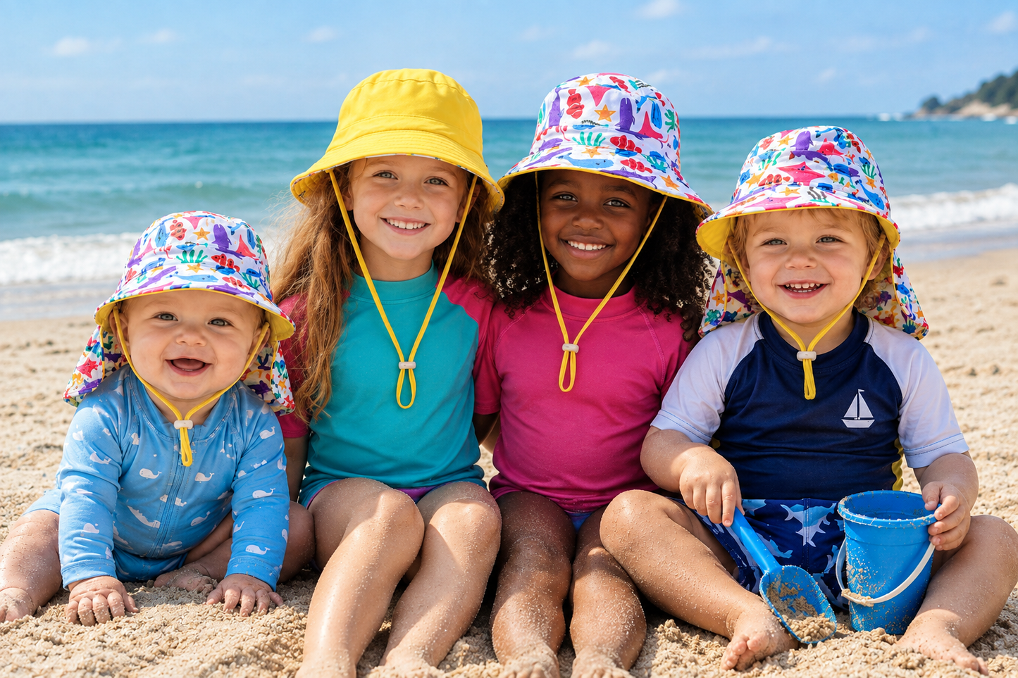 Ocean Creatures Swimming Cap/Hat Collection
