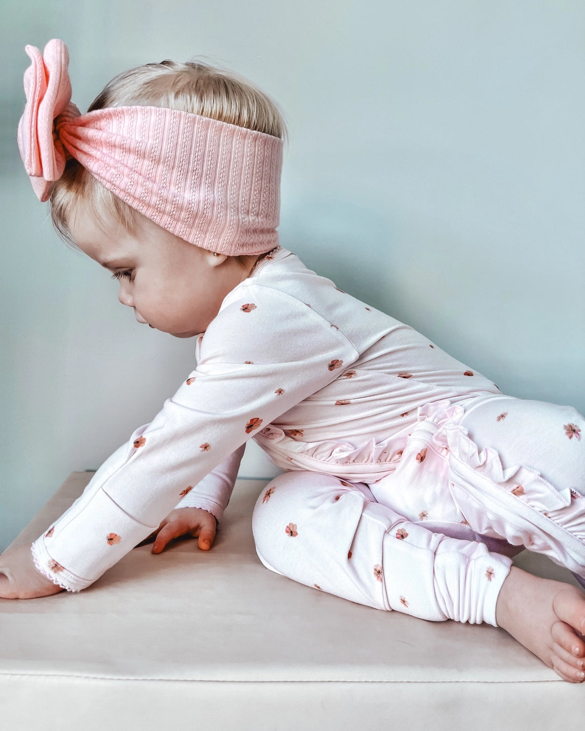 Blossom Pink - Bamboo/Organic Cotton Onesie