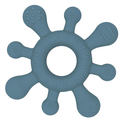 Silicone Splash Teether Steel Blue