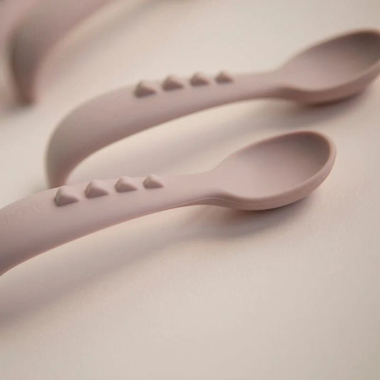 All4Ella Comfy Grip Silicone Spoons - 2 pack