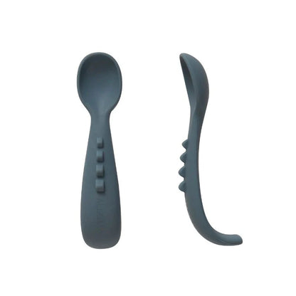 All4Ella Comfy Grip Silicone Spoons - 2 pack