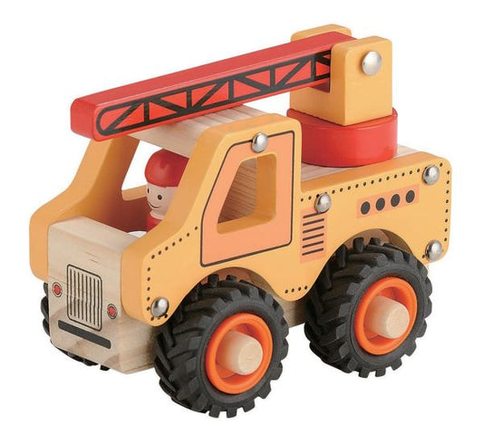 Crane Wooden Wheelie Vehicle