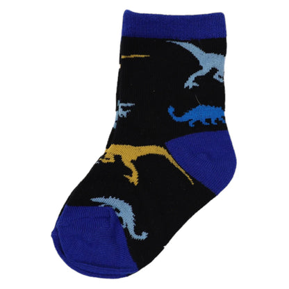 Cars & Dinosaurs Socks 3 pack assorted