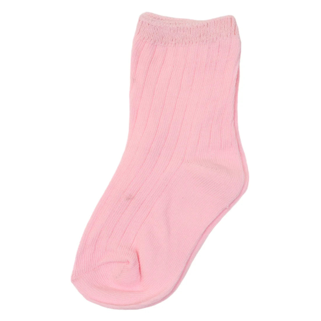 Ribbed Socks 5 pack - Pink Stripe