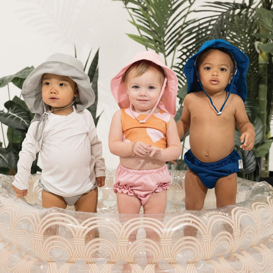 Tiny Twinkle Swim Sun Protection Flap Hats