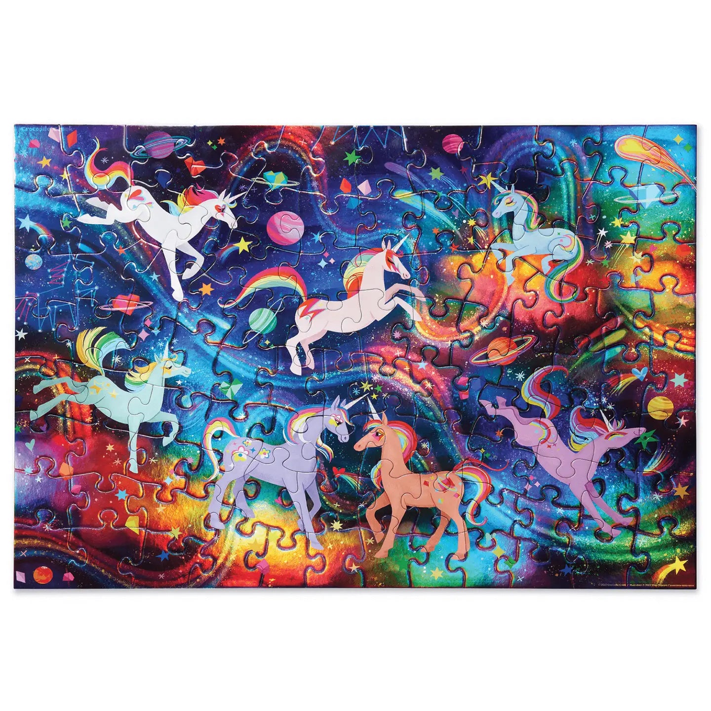 Unicorn Galaxy Holographic Puzzle 100pc