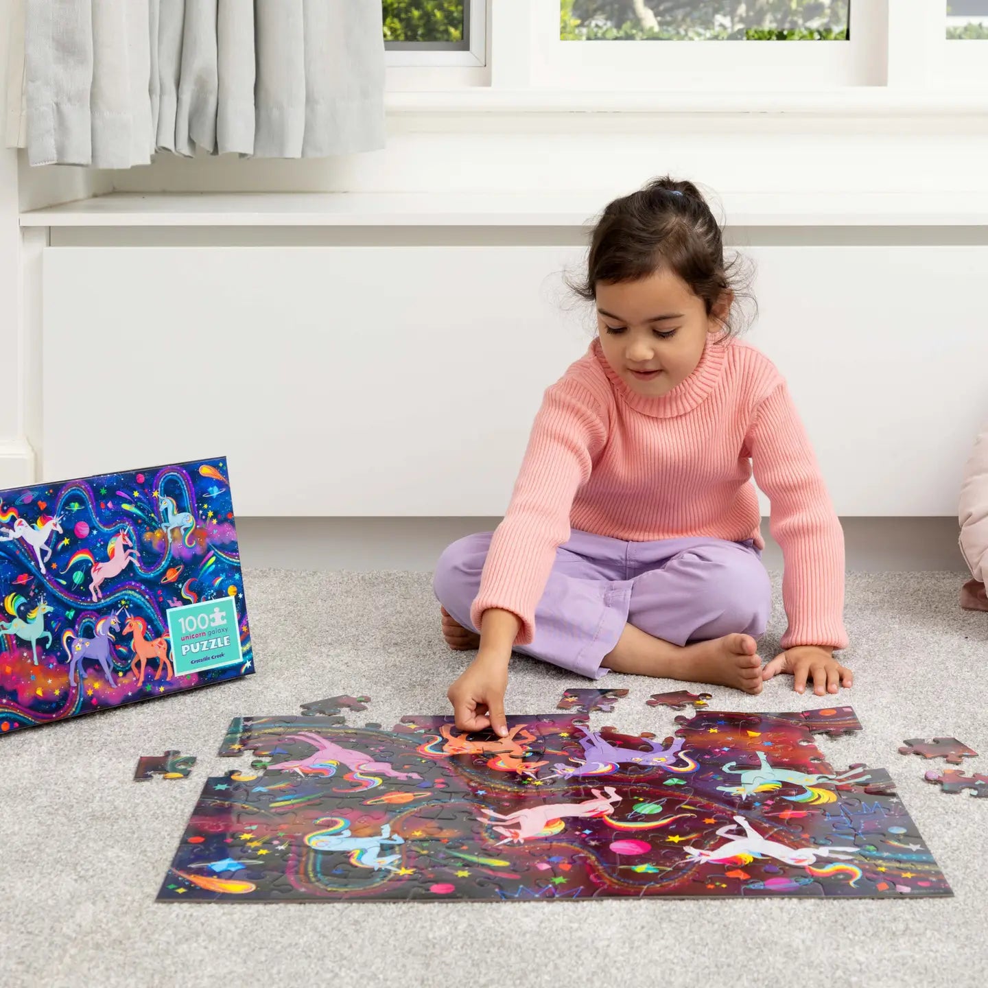 Unicorn Galaxy Holographic Puzzle 100pc