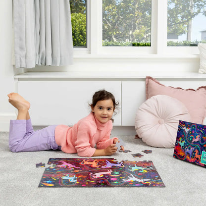 Unicorn Galaxy Holographic Puzzle 100pc