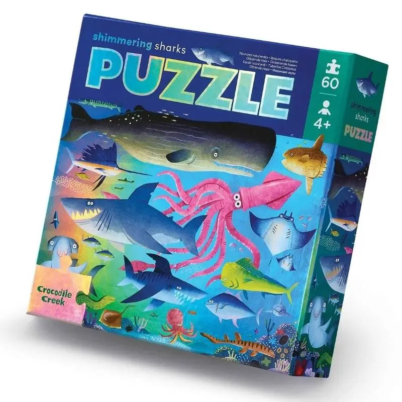 Foil Puzzle 60 Pc - Shimmering Shark