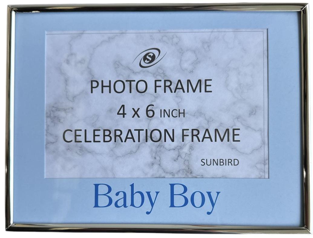 Baby Boy Blue  Photo Frame 4x6”