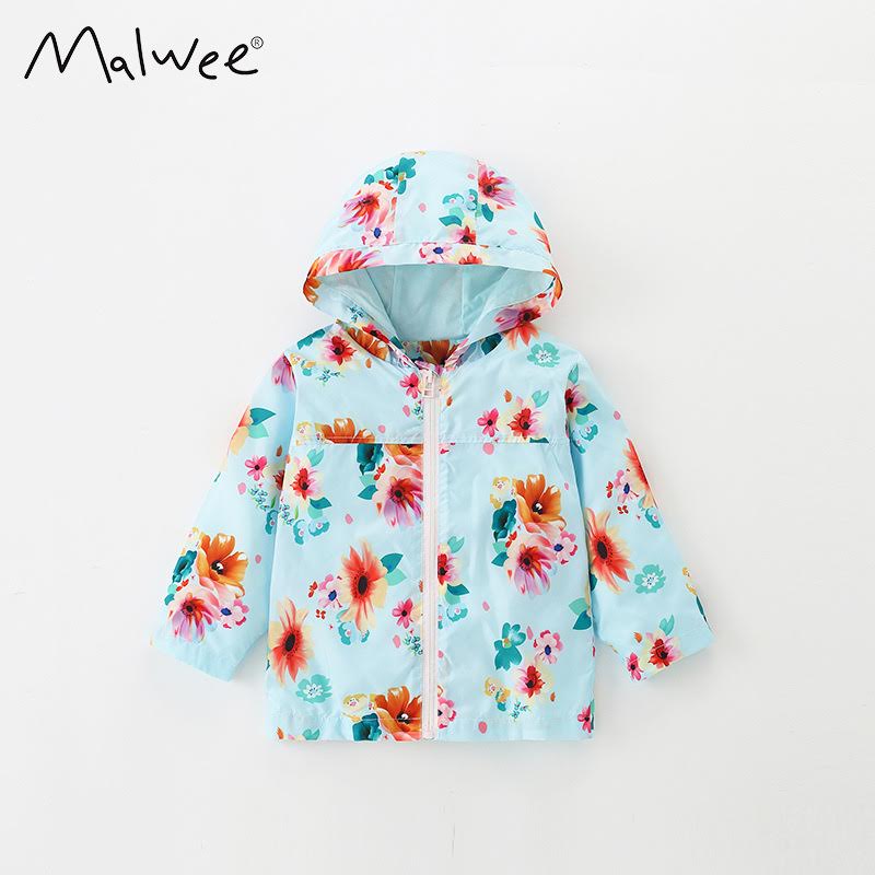 Flowers in the Rain Jacket