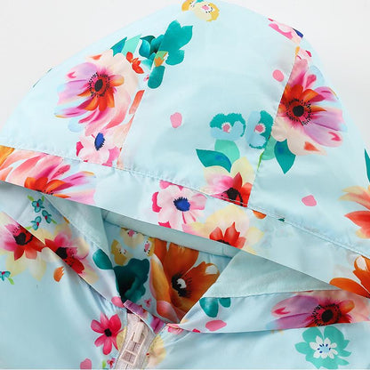 Flowers in the Rain Jacket