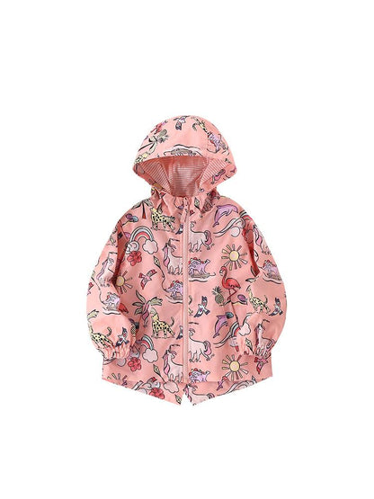 Pink Mirage Rain Jacket