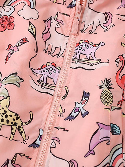 Pink Mirage Rain Jacket