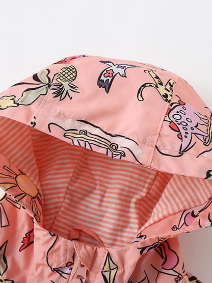Pink Mirage Rain Jacket
