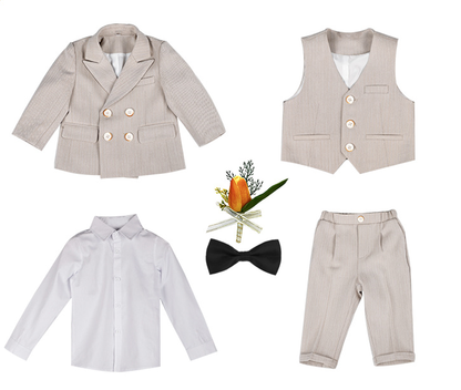 Luke’s 5 Piece Tan Suit Set