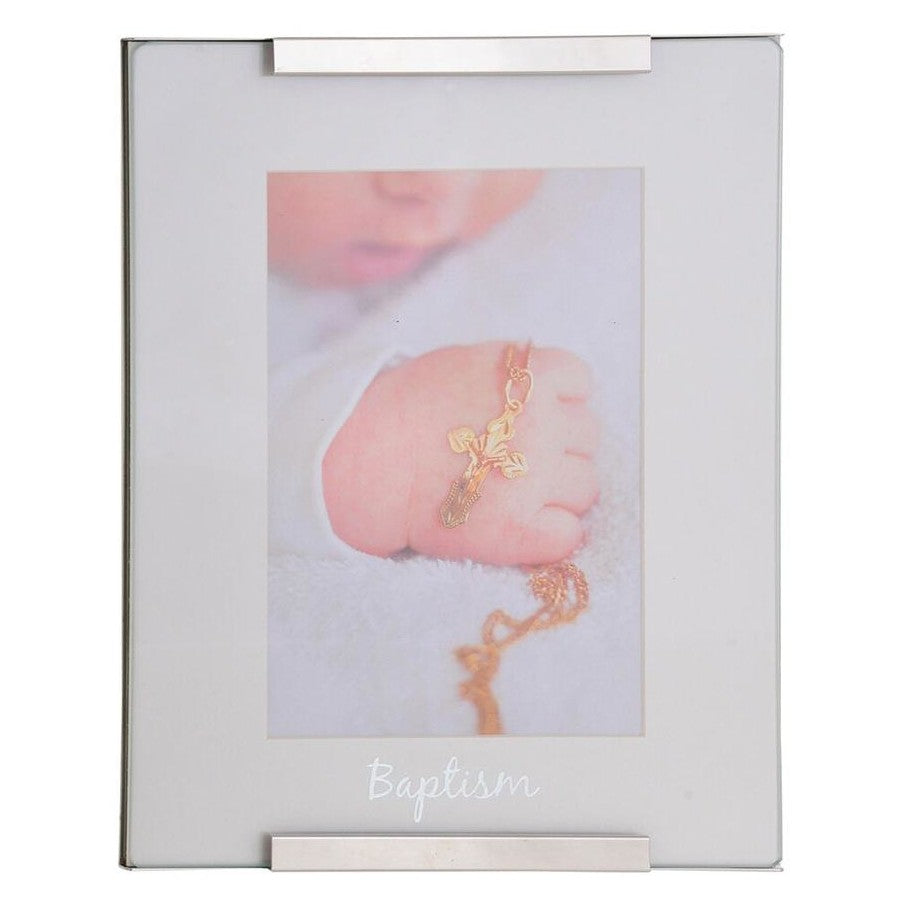 Baptism Silver Frame 4 x 6