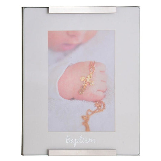 Baptism Silver Frame 4 x 6