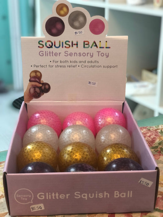 Squish Ball Glitter Sensory Toy