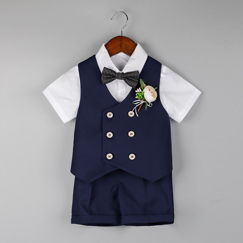Noah’s 4 Piece Navy Summer Suit
