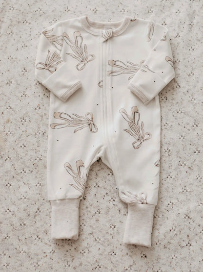 Tiny Dancer Zipsuit, Jersey Swaddle & Beanie