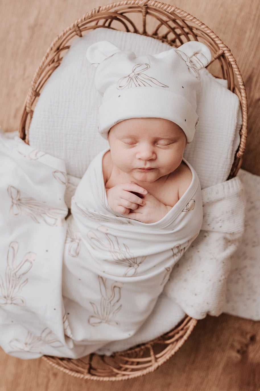 Tiny Dancer Zipsuit, Jersey Swaddle & Beanie