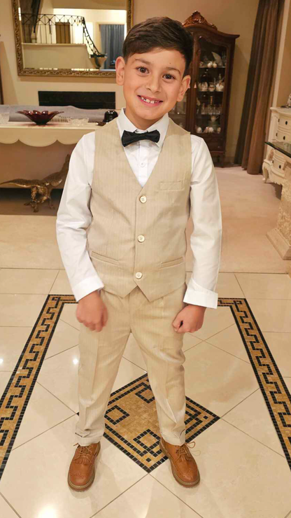 Luke’s 5 Piece Tan Suit Set
