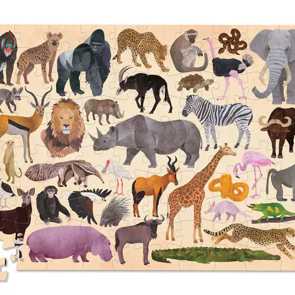 Wild Animals - Species  Puzzle 100pc