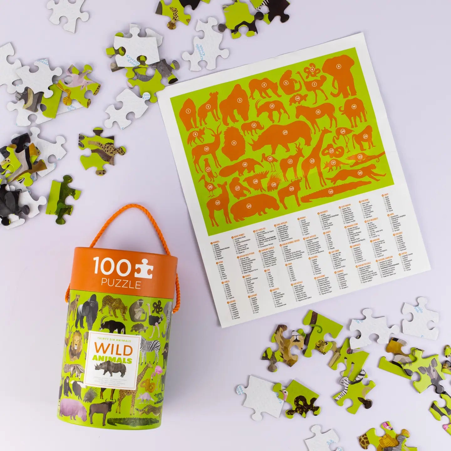 Wild Animals - Species  Puzzle 100pc