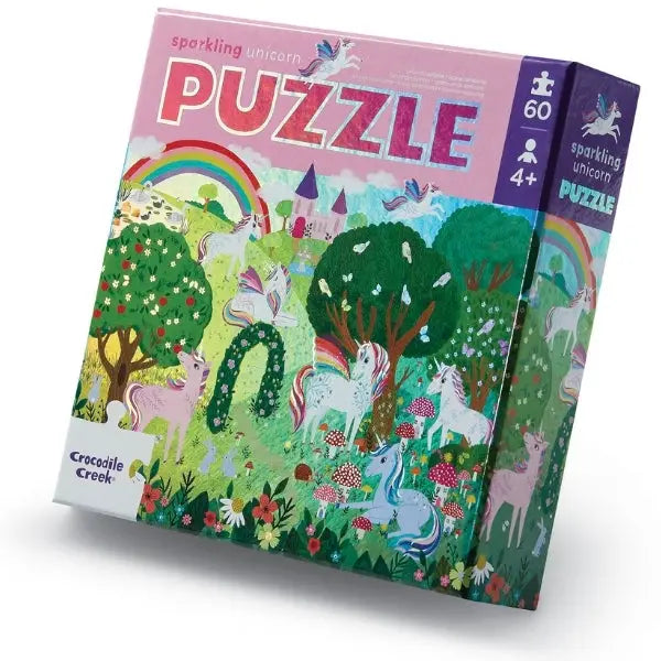 Foil Puzzle 60 Pc - Sparkling Unicorn